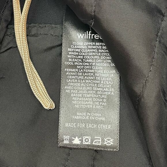 Aritzia Wilfred Tie Front Dress Pants Black Size 6 - Picture 6 of 11